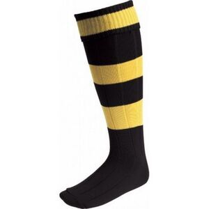 Carta Sport Mens Euro Socks / Black/Amber